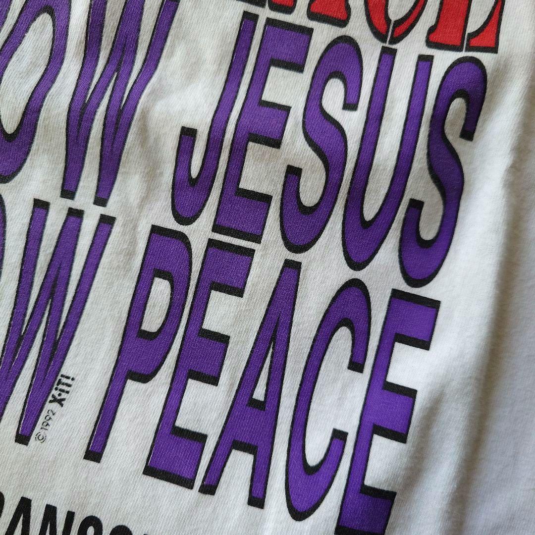 90's single Message tee M