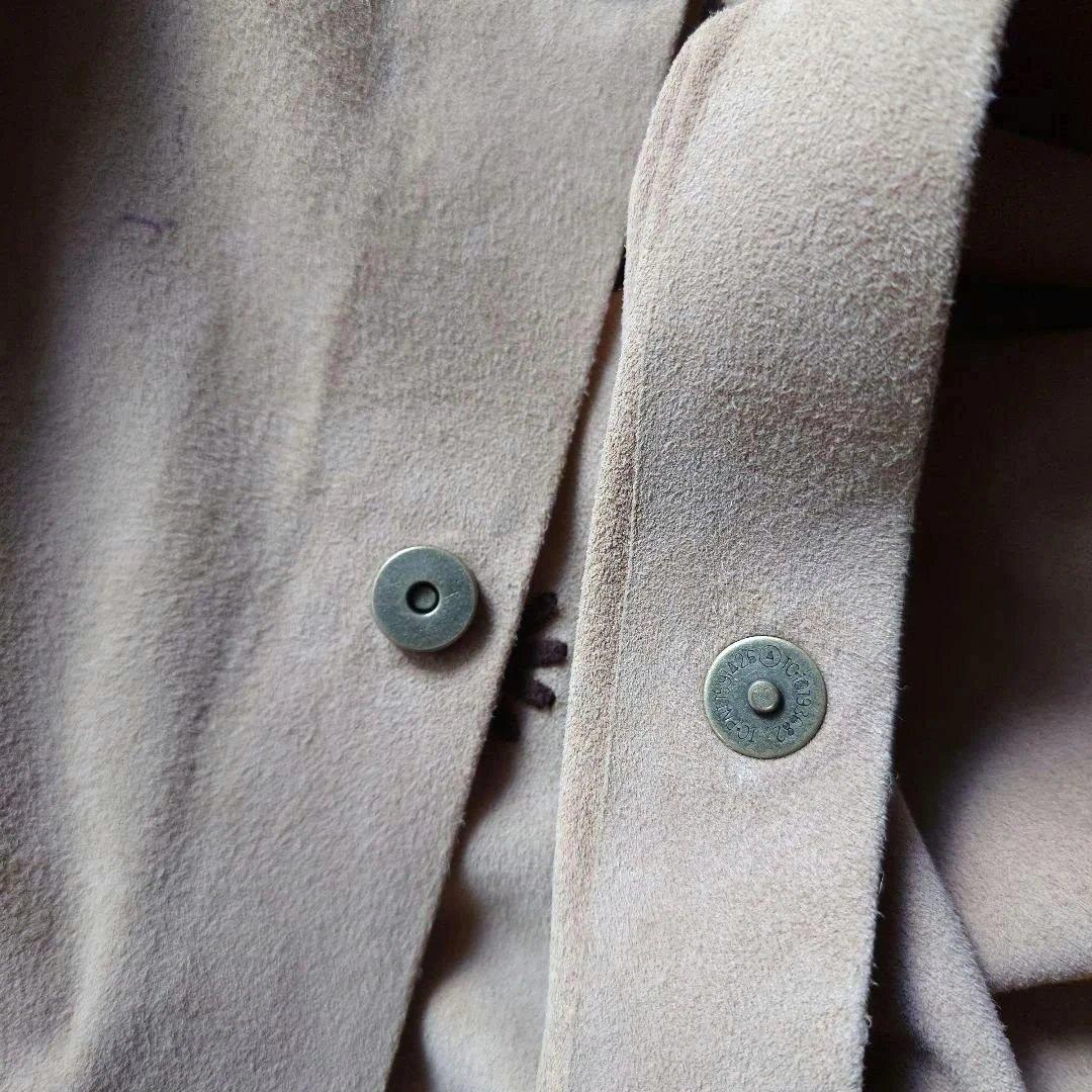 KERRY GRIMA lamb suede leather shirts jacket M