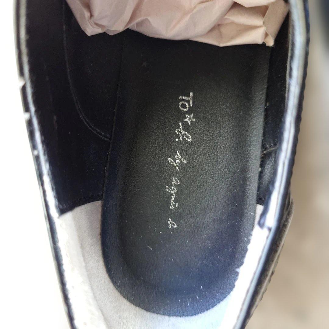 agnes b enamel leather shoes 23.5cm