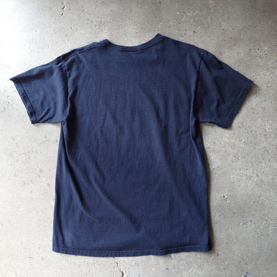 Used print tee fade black logo L