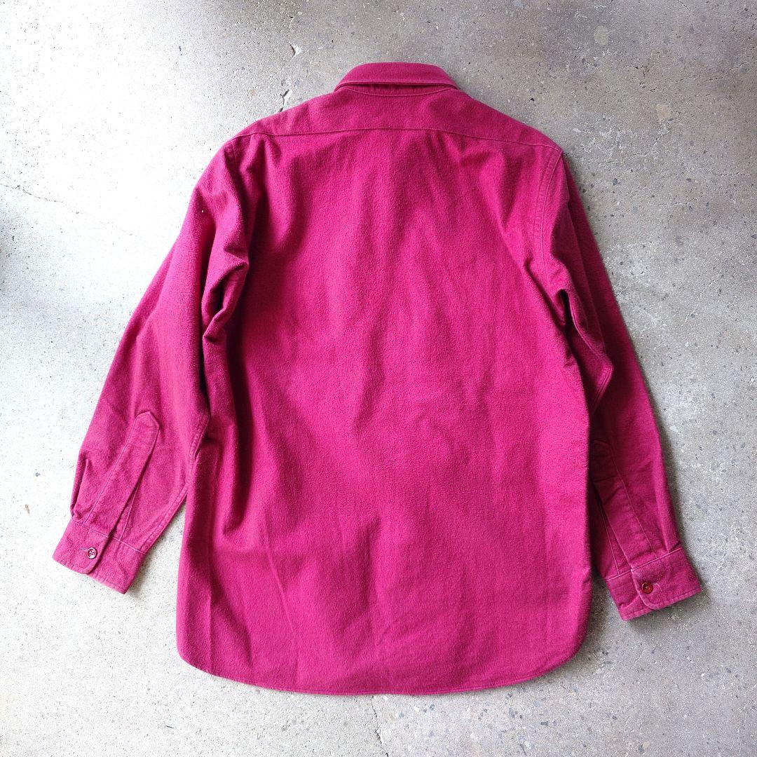 80's LLBEAN cotton shamore shirts 80年代 LLbeanエルエルビーン コットンシャモア ネルシャツ アメリカ製