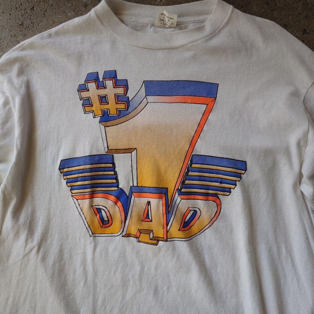 Used print tee DAD single L