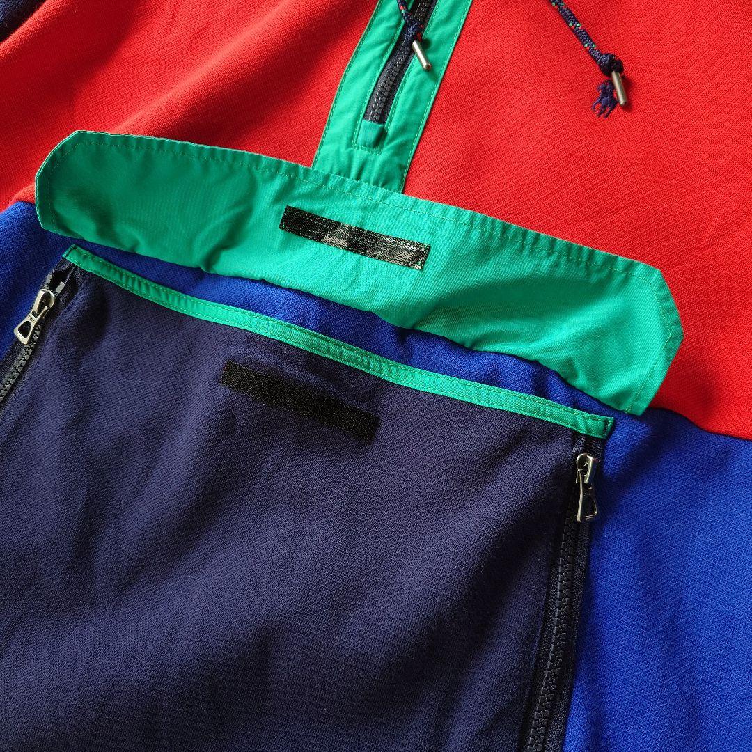 poloralphlauren multi color pullover sweat L