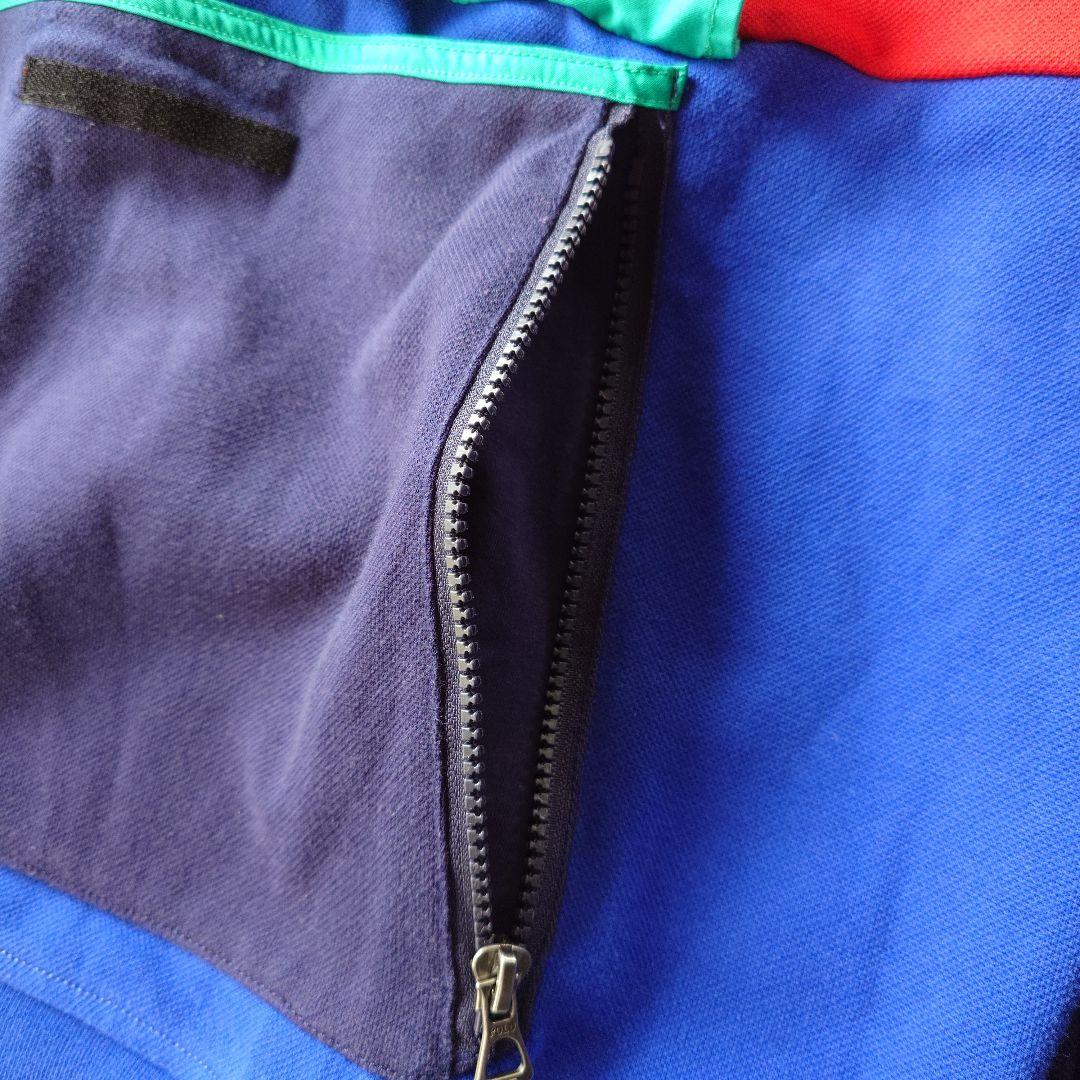 poloralphlauren multi color pullover sweat L