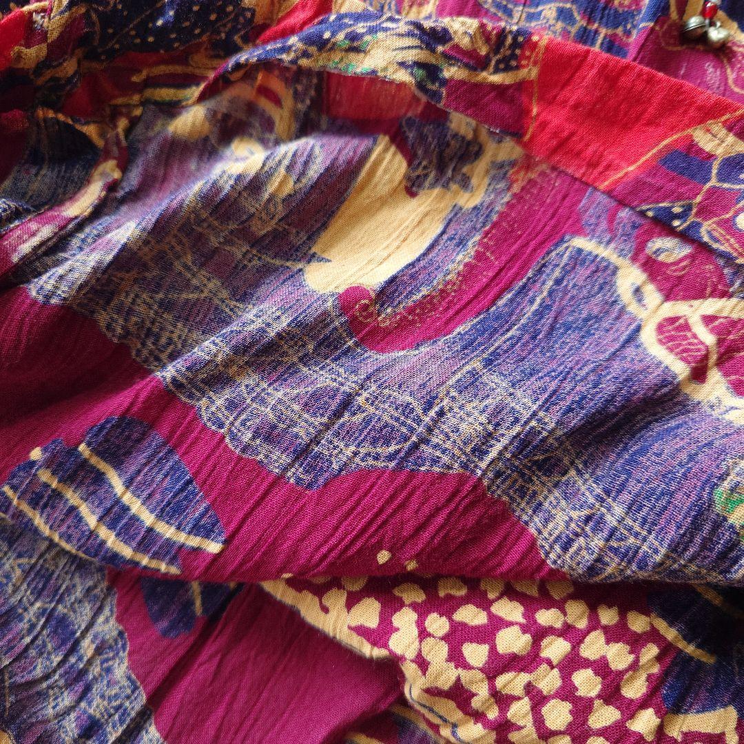 used india batik long skirt