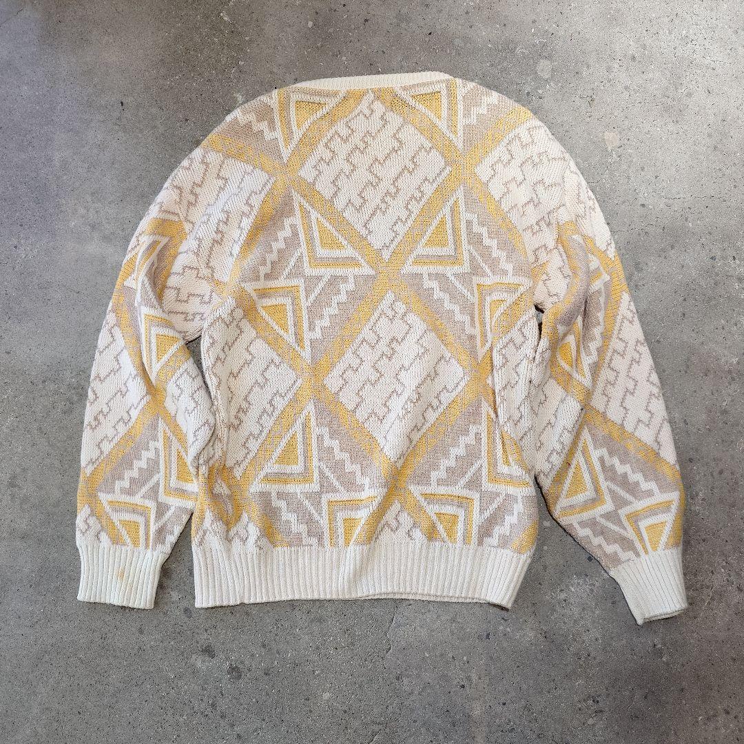 used Native pattern cotton knit Made in USA