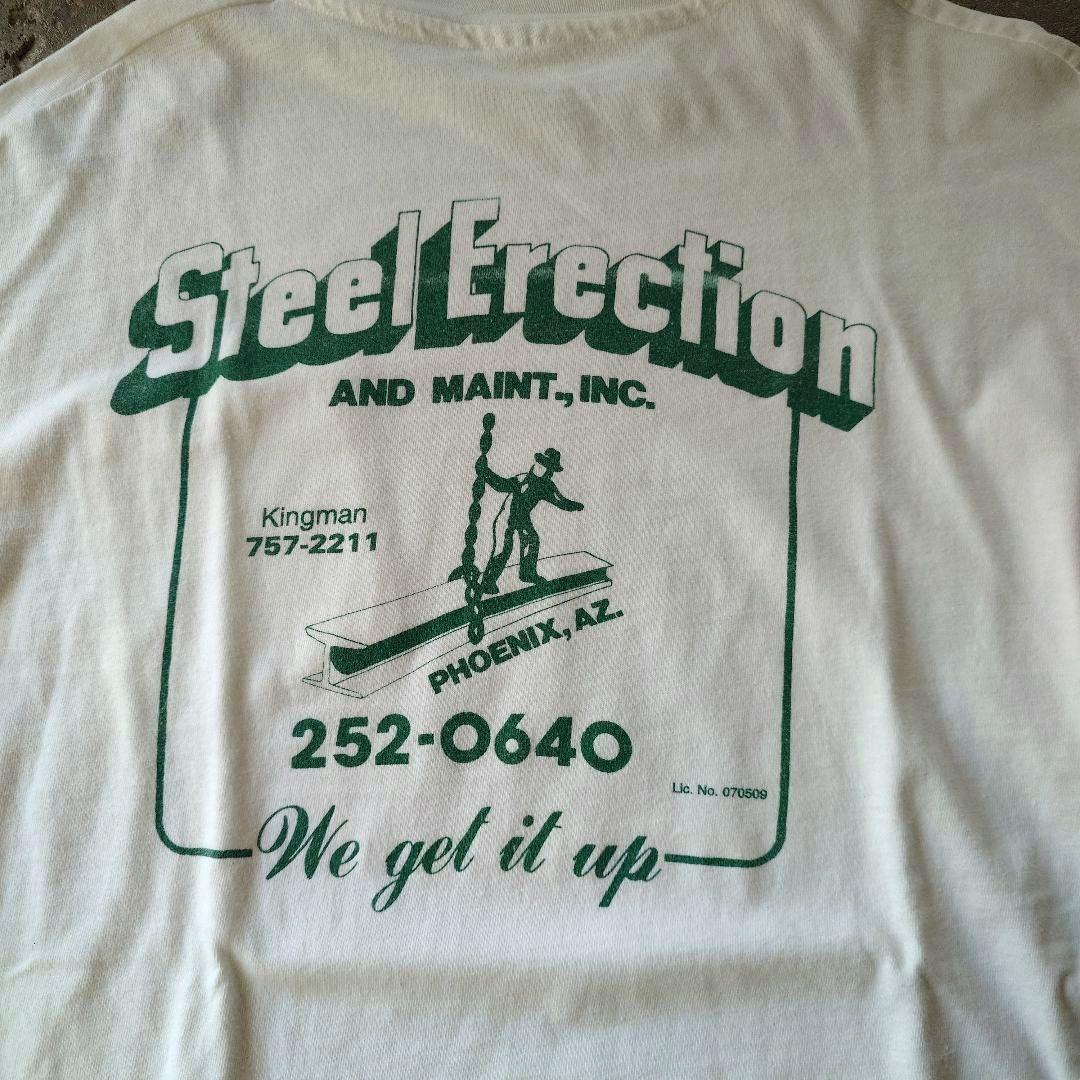 90s single pocket tee Steelerctric enterprise L~XL