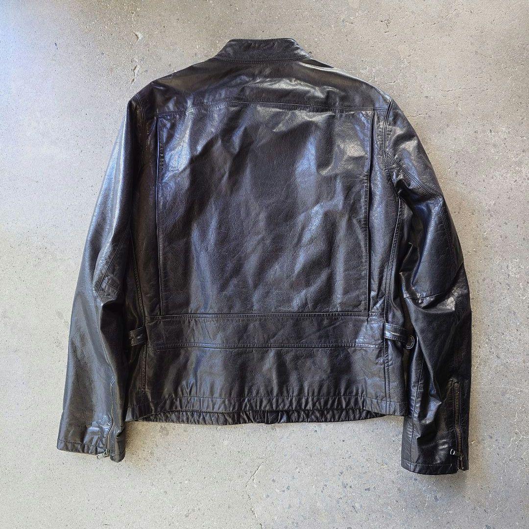 Bananarepublic leather single riders xl バナナ・リパブリック バッファロー レザージャケット シングルライダース XL