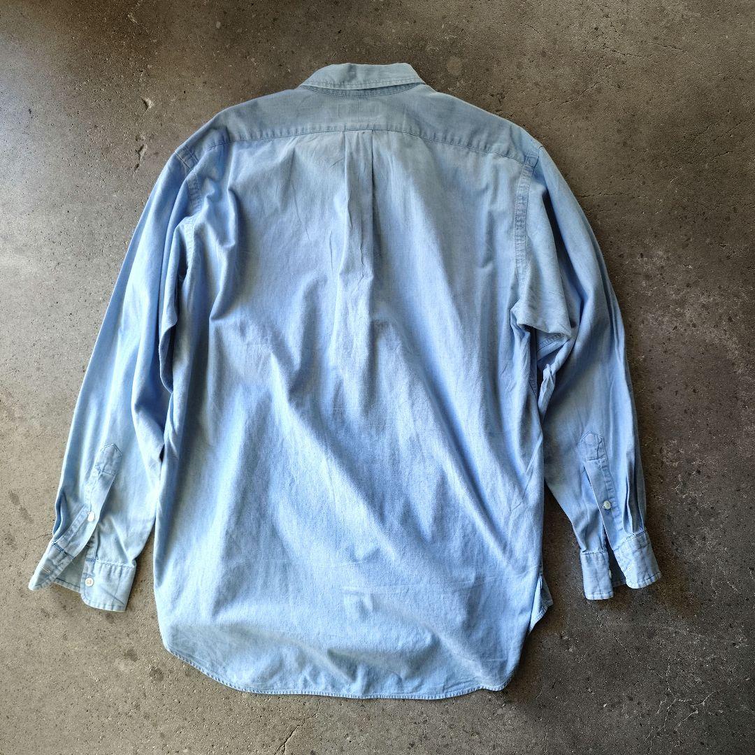 Lauren ralphlauren chambray shirts ローレンラルフローレン シャンブレーシャツ M