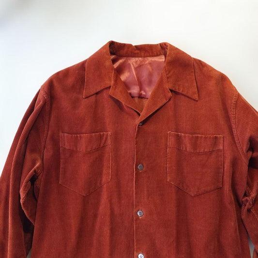 50s coed open collar shirts jacket