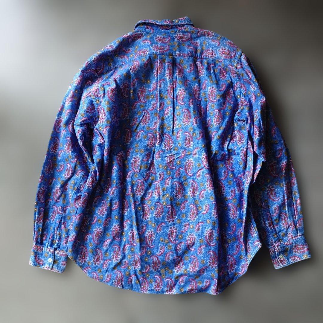 Comme des garson S.A made in FRANCE print nel shirts S