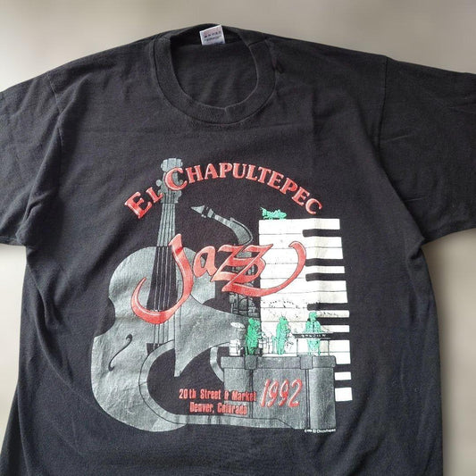 1992 JAZZ tee L fruits of the loom single