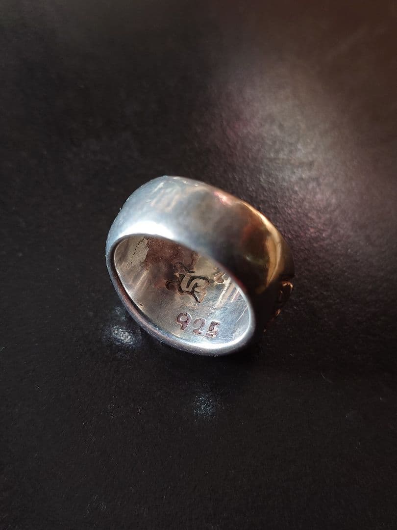 Antique silver Horse ring #14