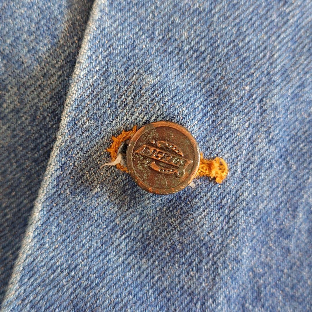 Dickies denim chore jacket made in USA ディッキーズ アメリカ製 デニムカバーオール チョア M