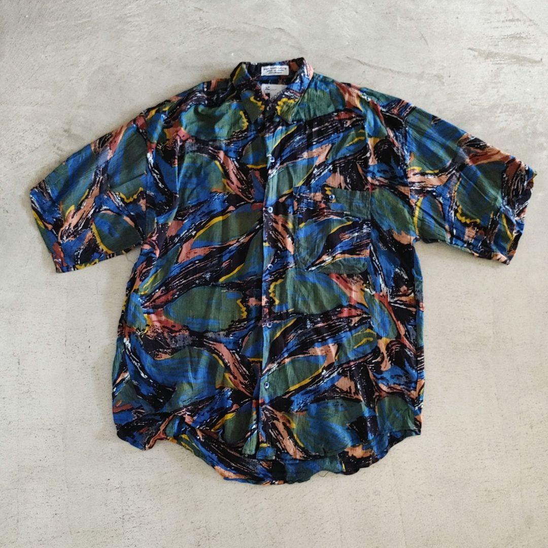 GOOUCH デッドストック レーヨンシャツ 柄シャツ 80s