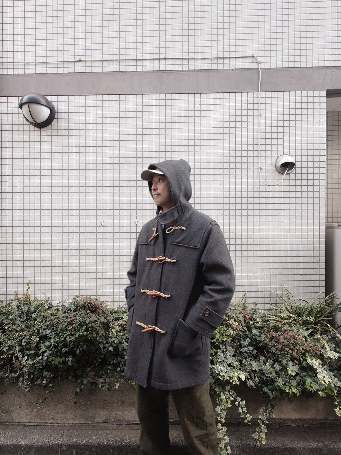 POLORALPHLAUREN 90s dufflecoat made in USA M