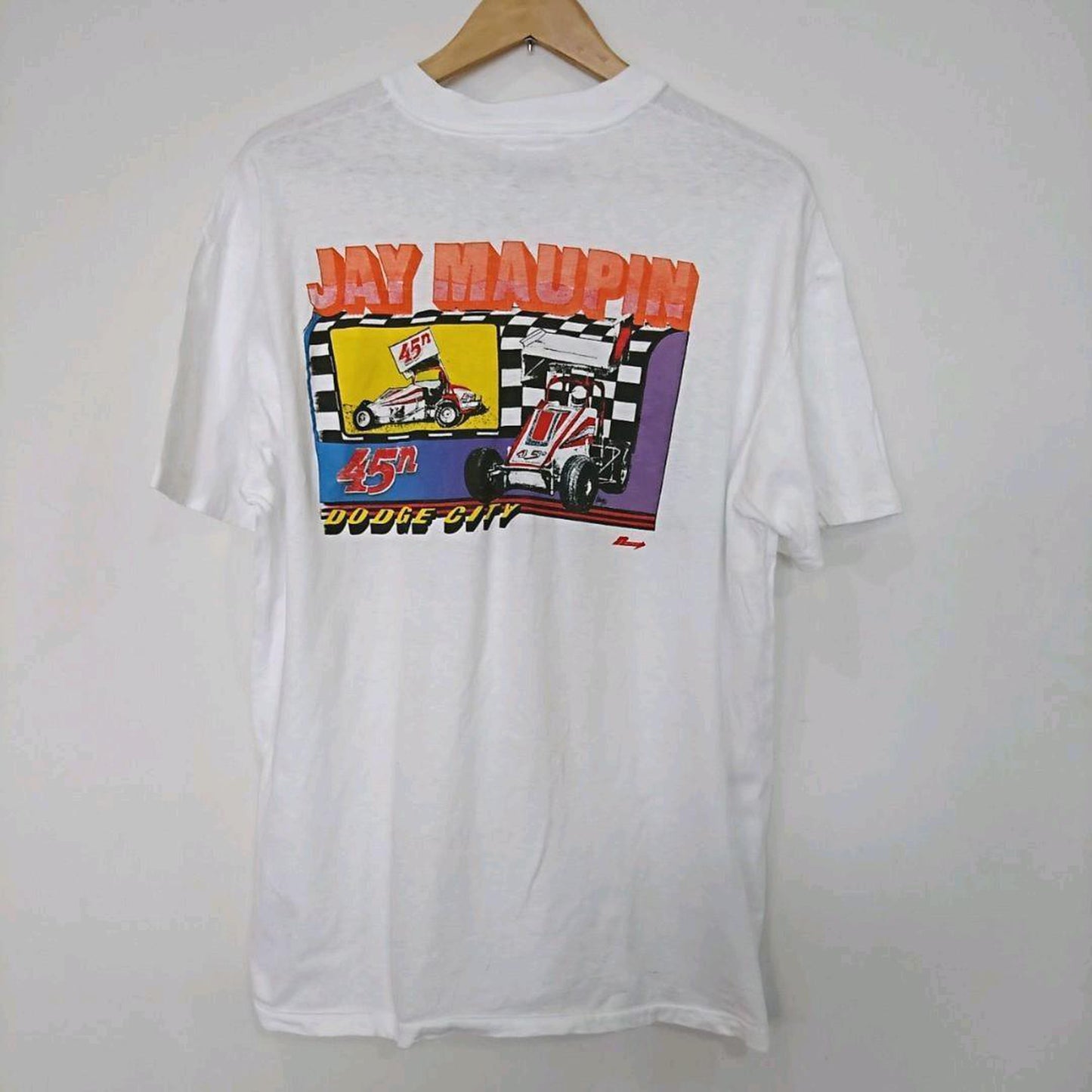 Vintage Racing print tee XL レーシング プリントTシャツ