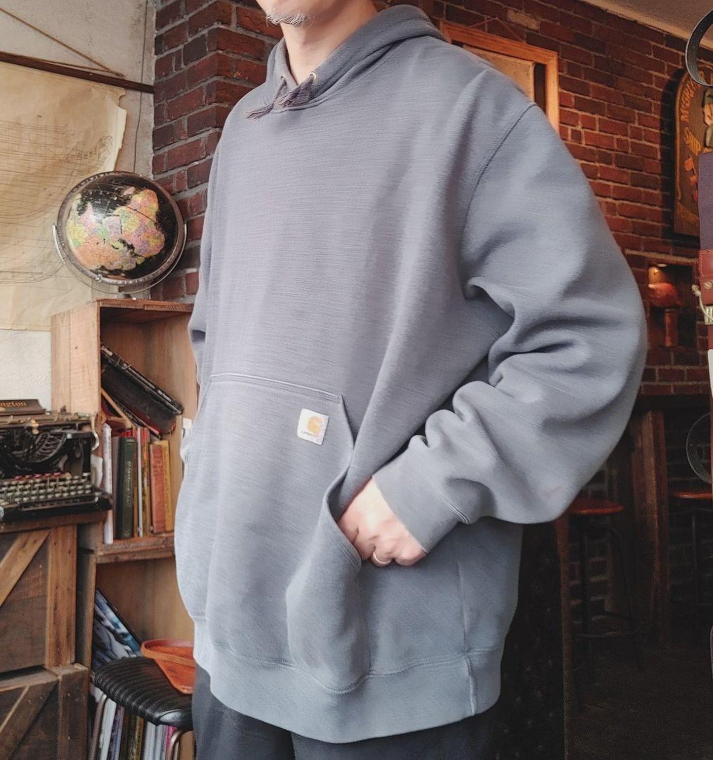 CARHARTT Bigsize damage sweat parka 3XL カーハート ダメージ スウェット