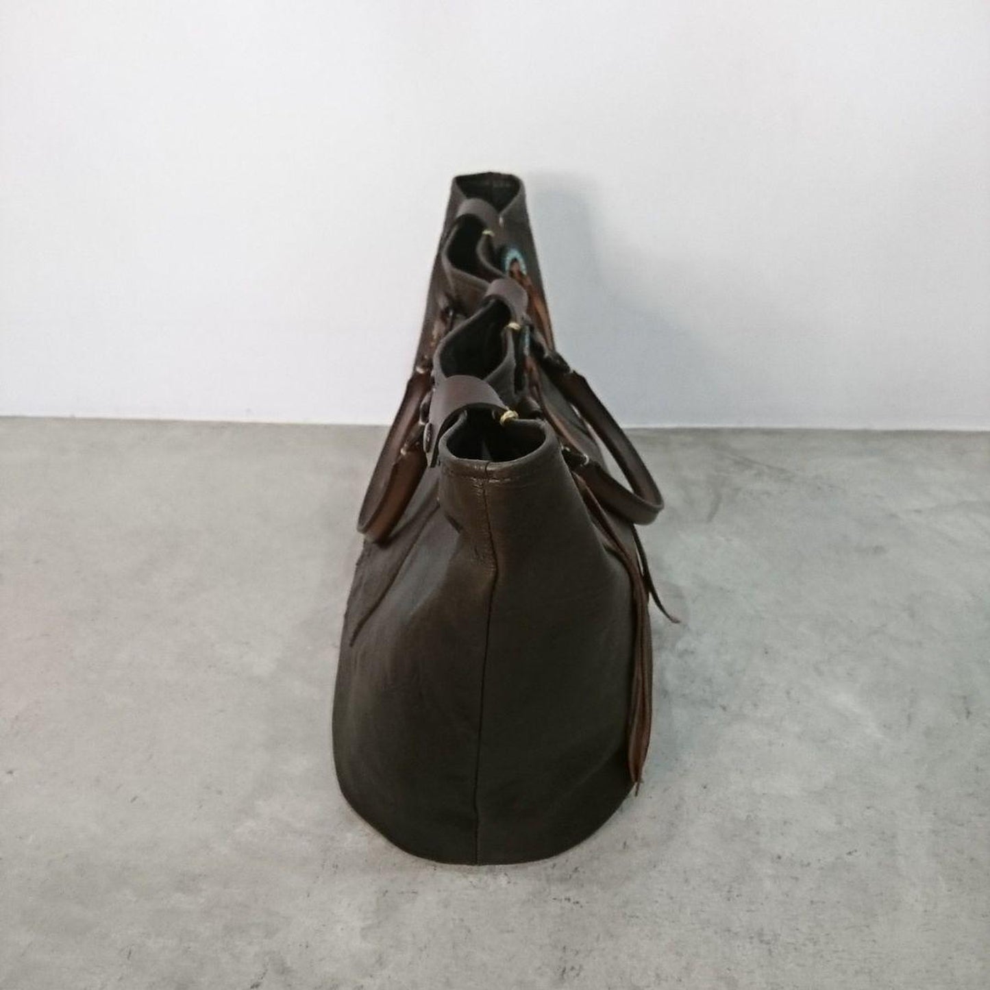 Handmade Old Leather Bag Made in Japan