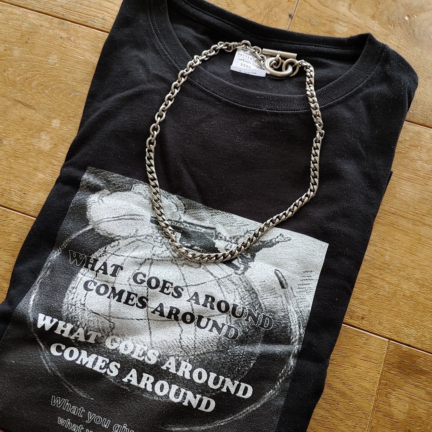 TAHOE Whats goes around ユニセックス ビッグシルエット Tシャツ