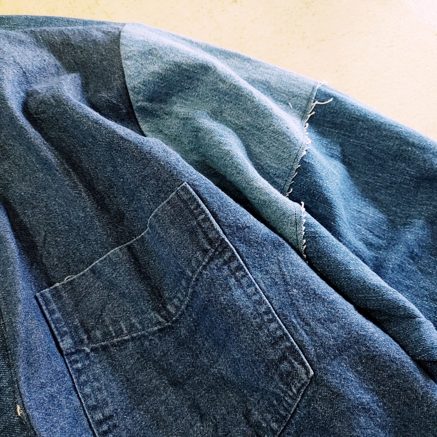 TAHOE denim kimono cardigan