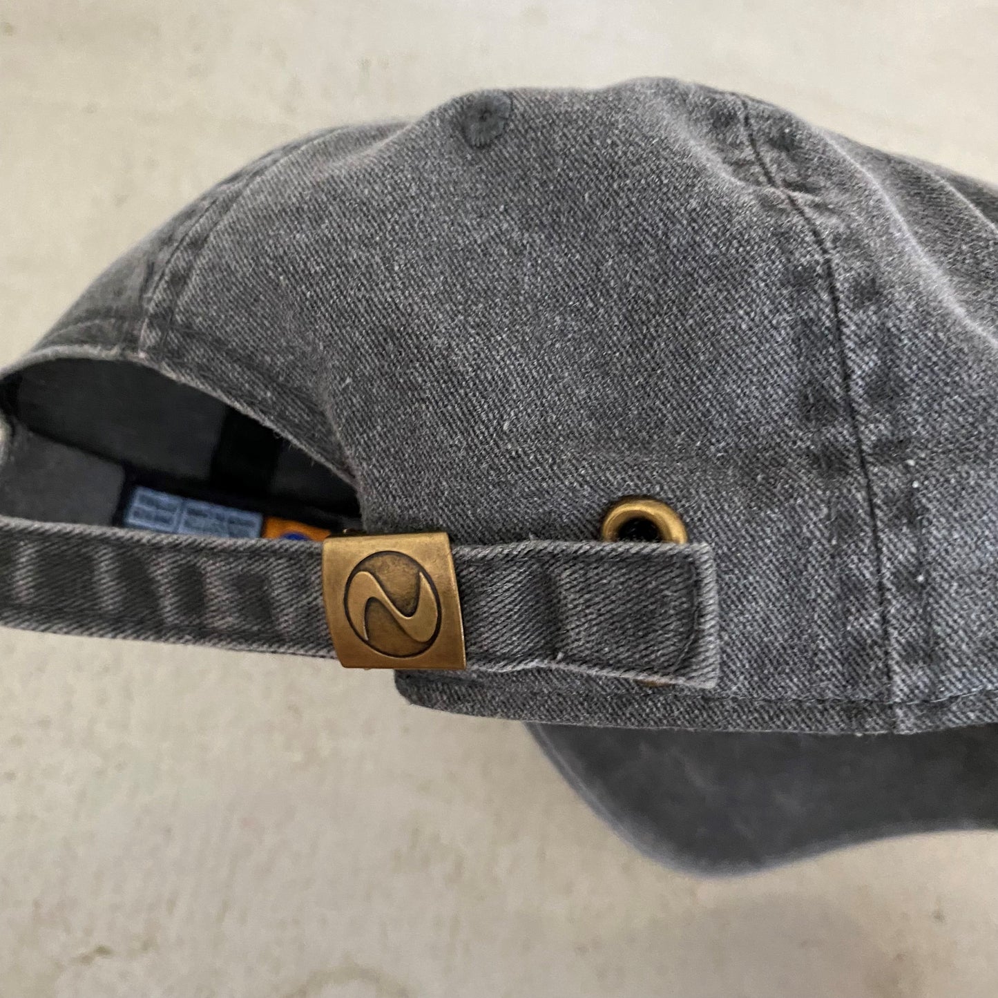TAHOE Original Garment Dye LOGO Cap BLK/ORG