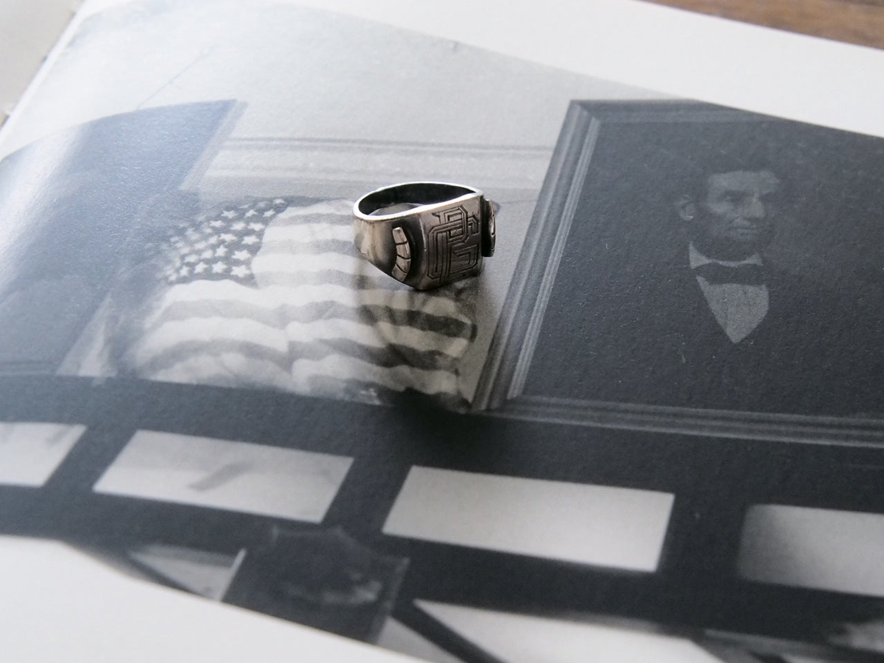 TAHOE Original SILVER RING "GATSBY"
