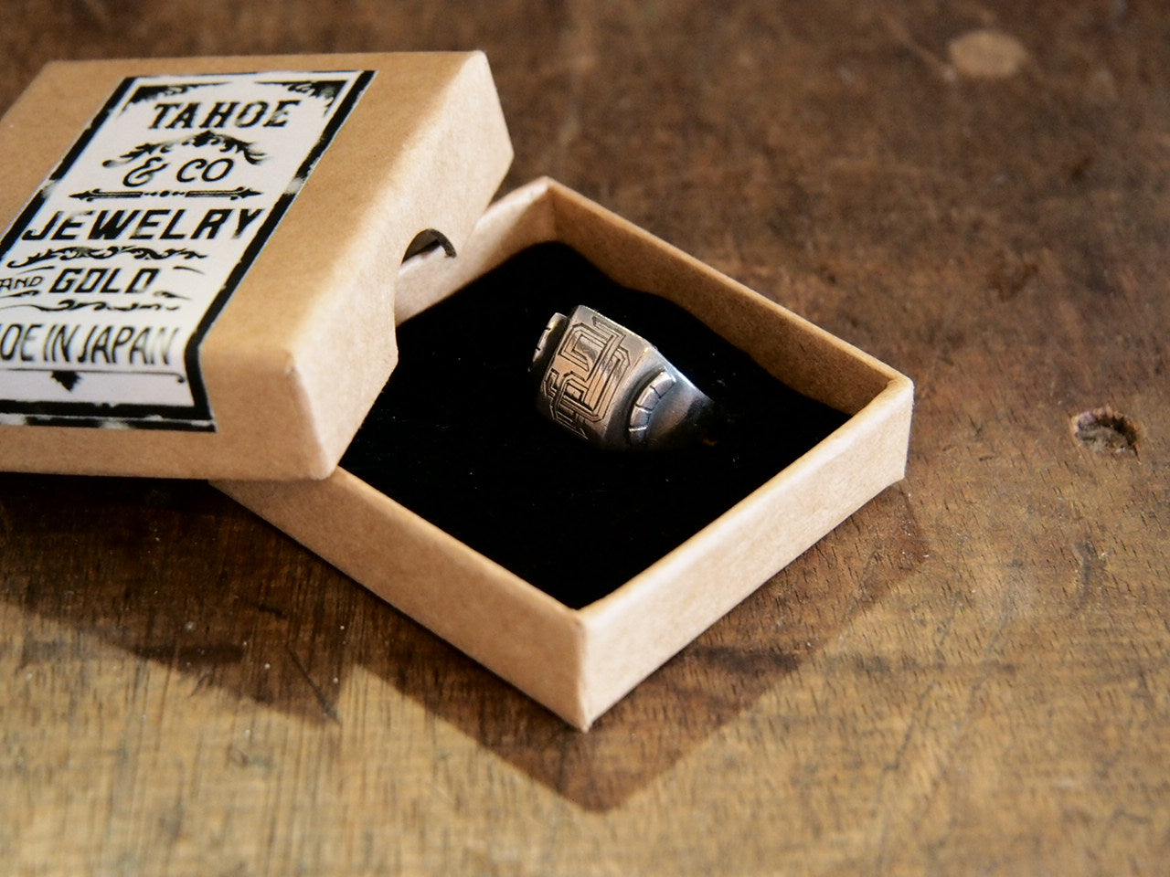TAHOE Original SILVER RING "GATSBY"