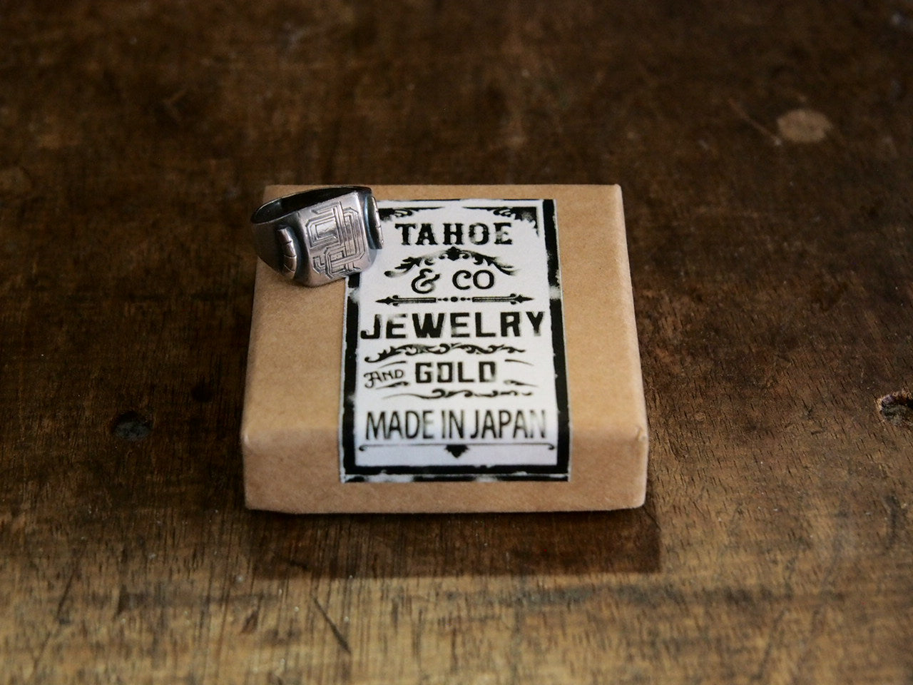 TAHOE Original SILVER RING "GATSBY"