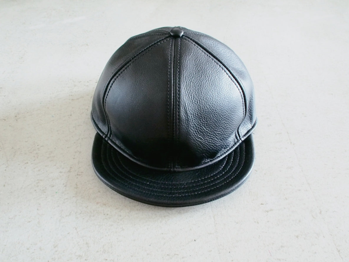TAHOE×NEWYORK HAT ニューヨークハット 別注 レザーキャップ ベースボールキャップ BB CAP ショートブリム フリップキャップ
