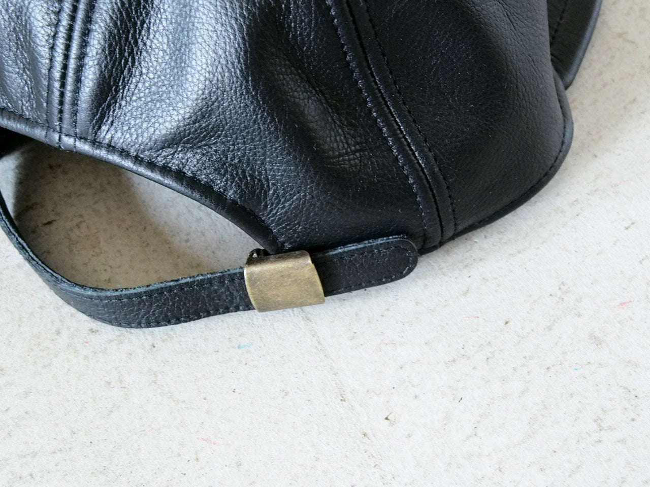 TAHOE×NEWYORK HAT ニューヨークハット 別注 レザーキャップ ベースボールキャップ BB CAP ショートブリム フリップキャップ