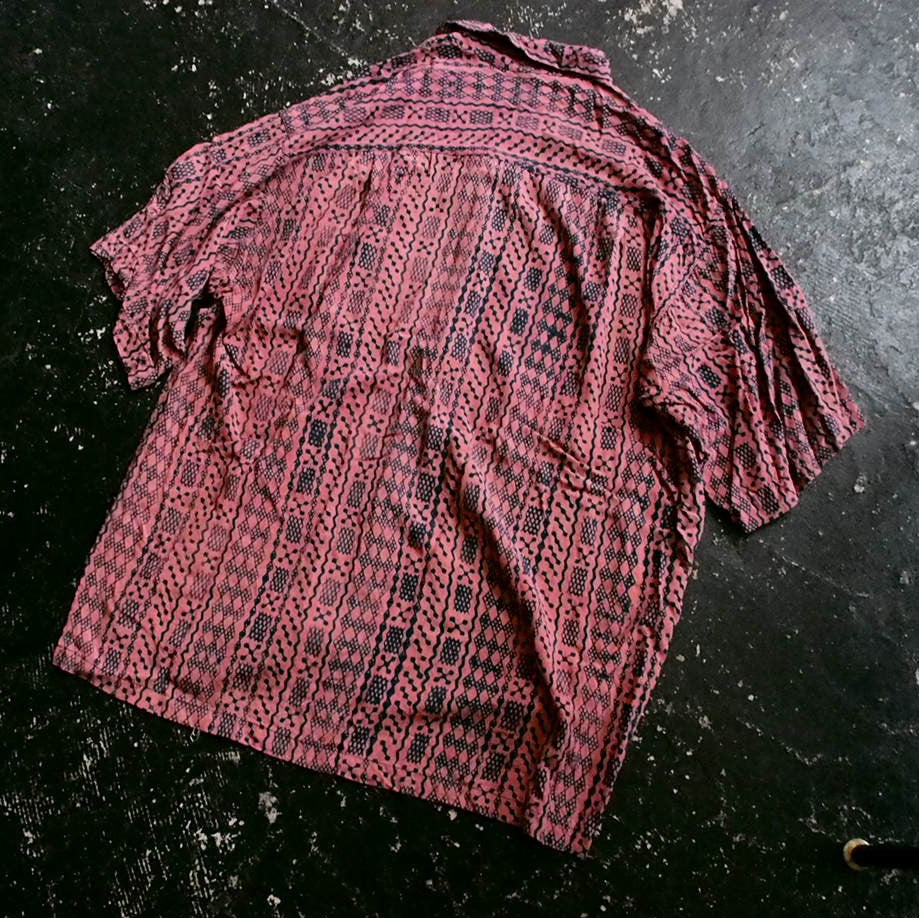 Rayon 100 Patter shirts レーヨン 100% 半袖 柄シャツ