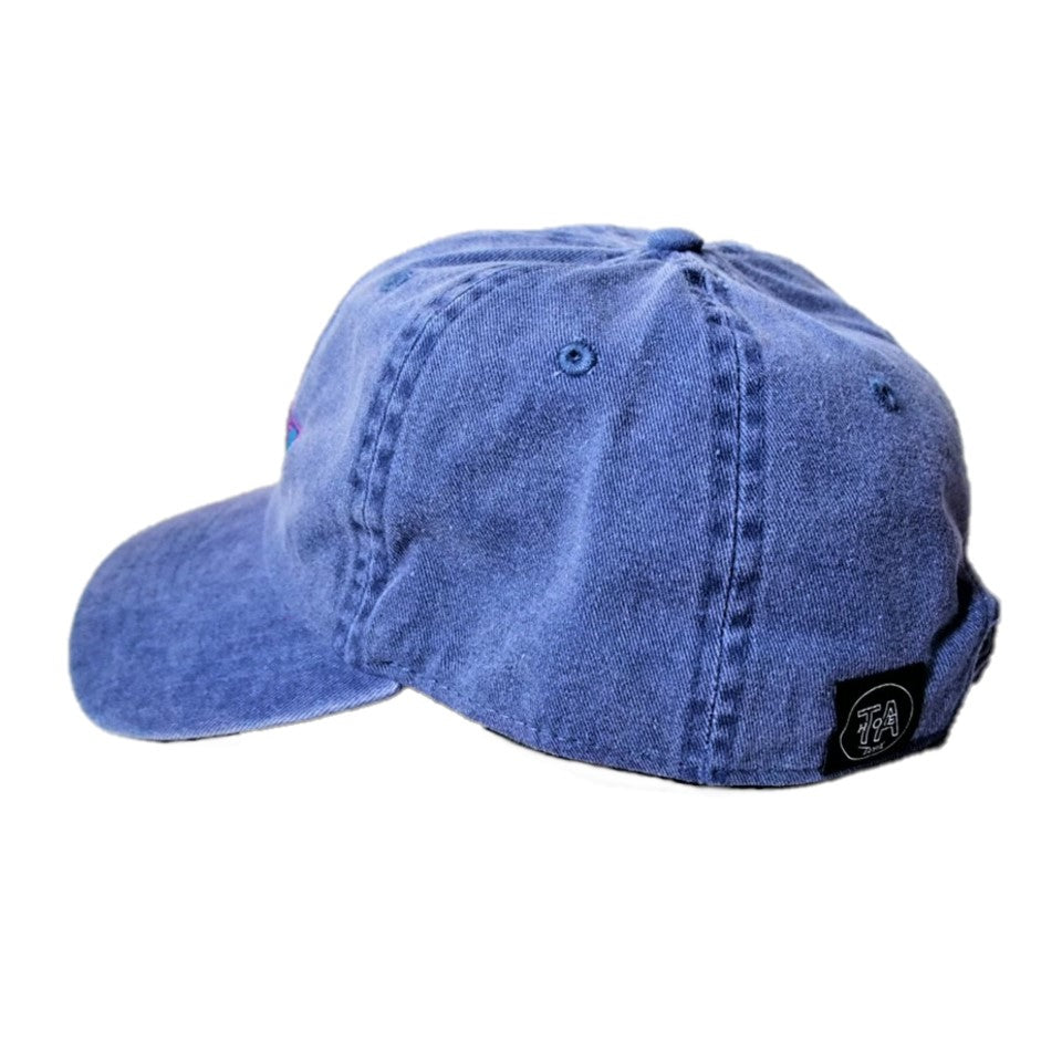 TAHOE Garment dye LOGO CAP Blue