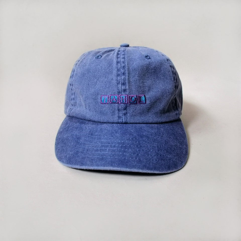 TAHOE Garment dye LOGO CAP Blue