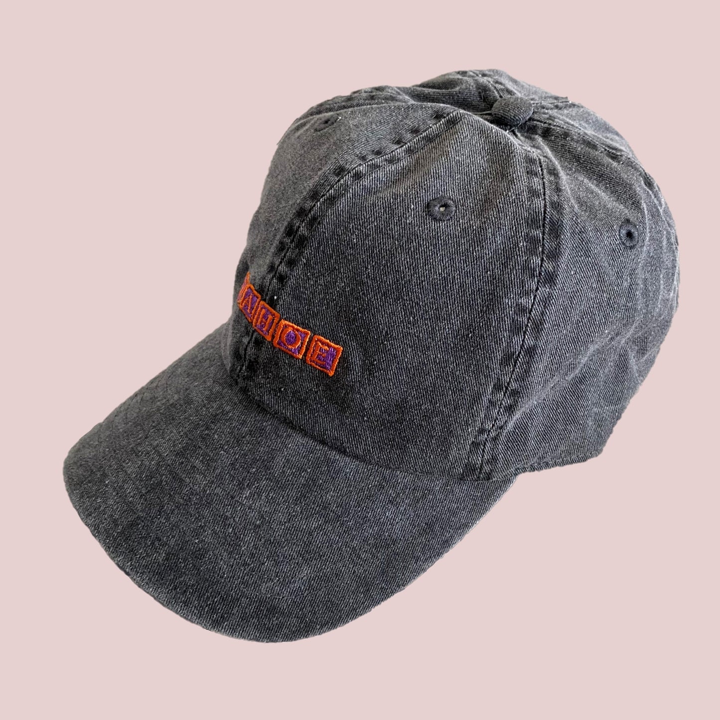 TAHOE Original Garment Dye LOGO Cap BLK/ORG