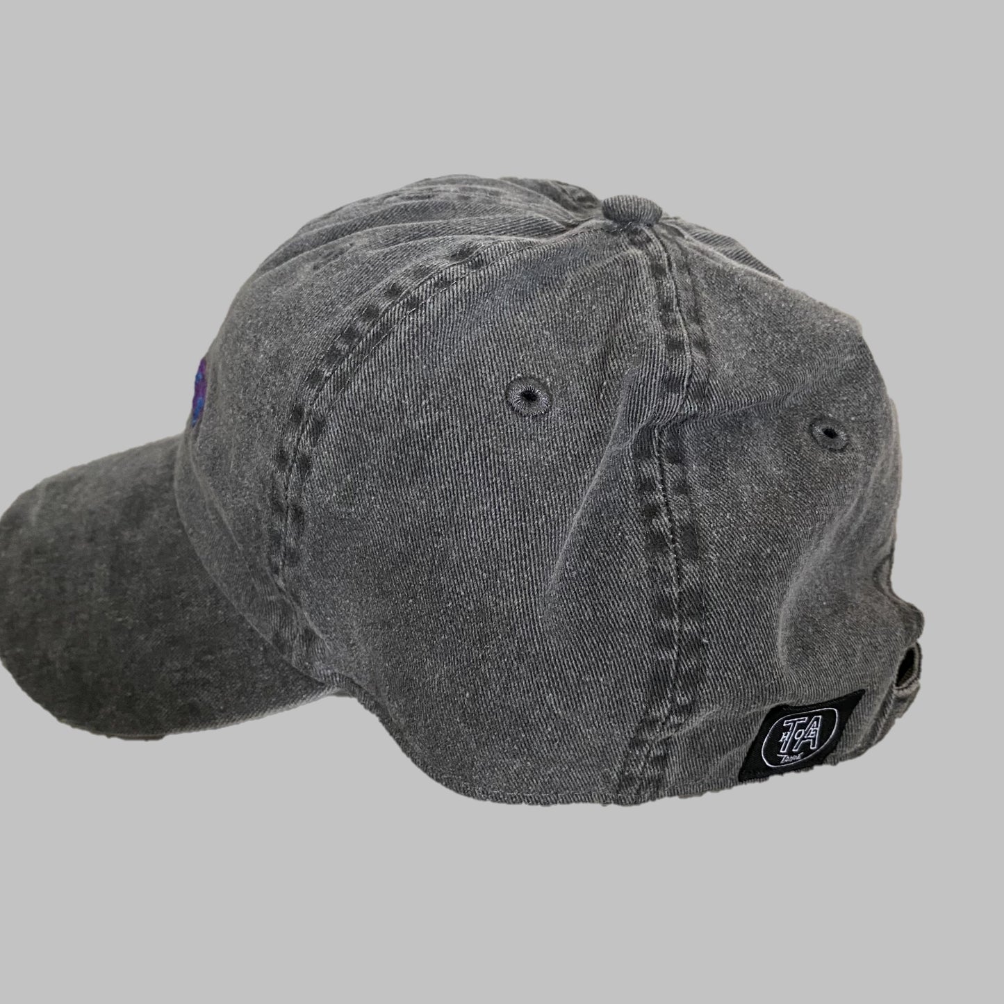 TAHOE Original Garment dye LOGO Cap BLK/BLUE