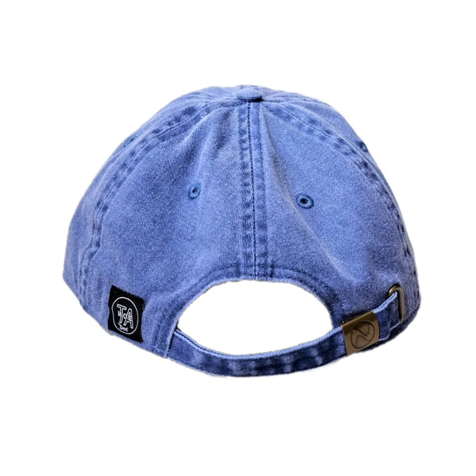 TAHOE Garment dye LOGO CAP Blue