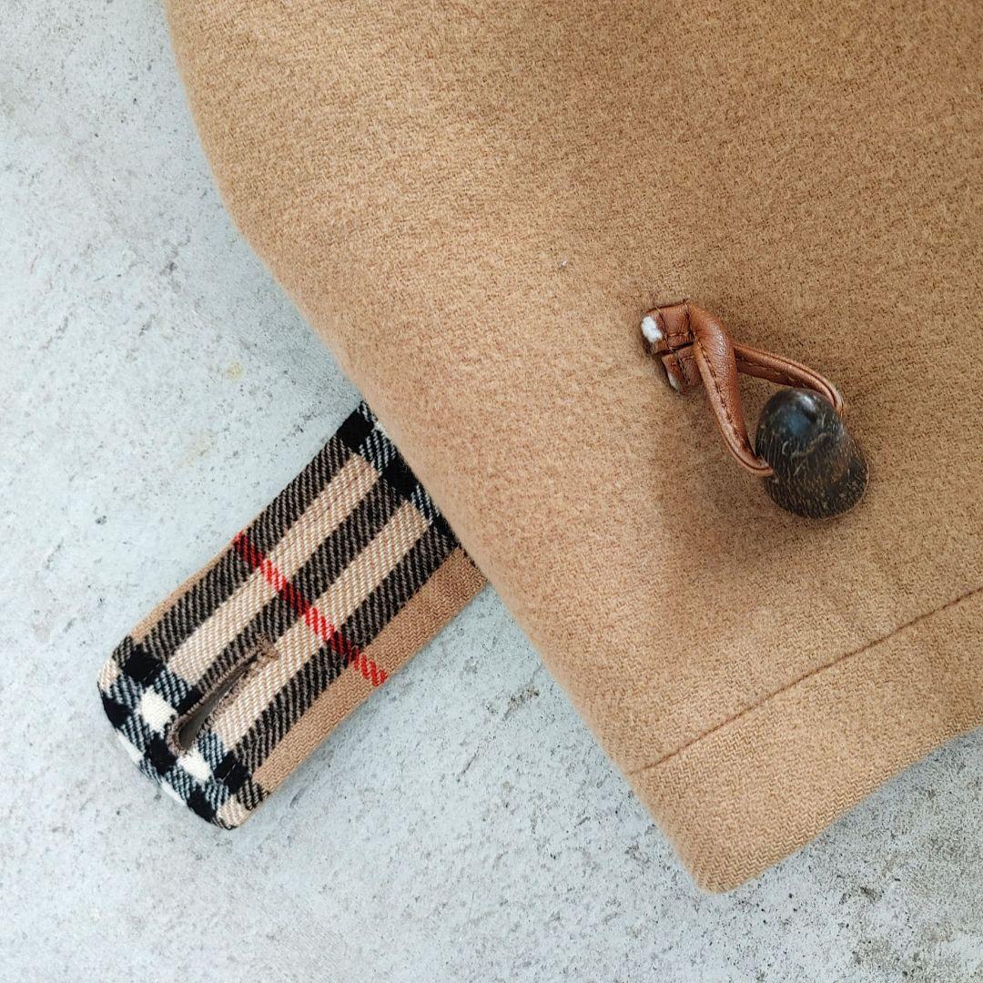BURBERRY メンズ ダッフルコート ノバチェック カシミア L