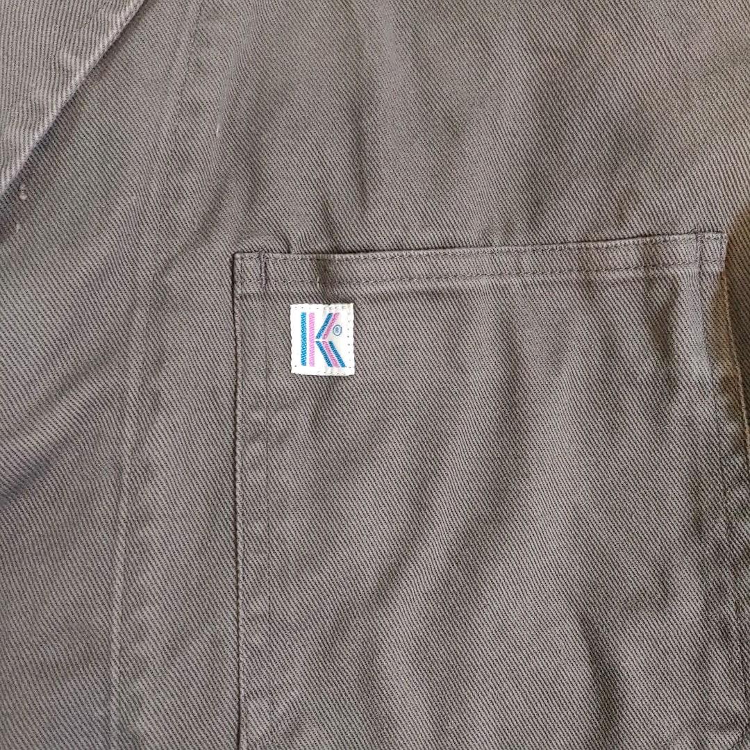 used euro long work coat L 古着 ユーロワークコート カバーオール L相当