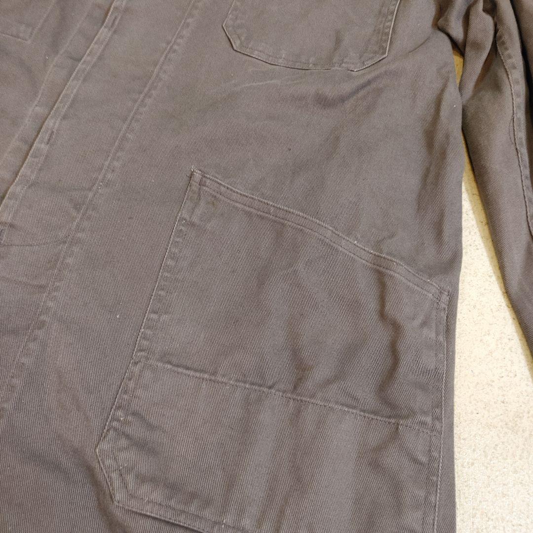 used euro long work coat L 古着 ユーロワークコート カバーオール L相当