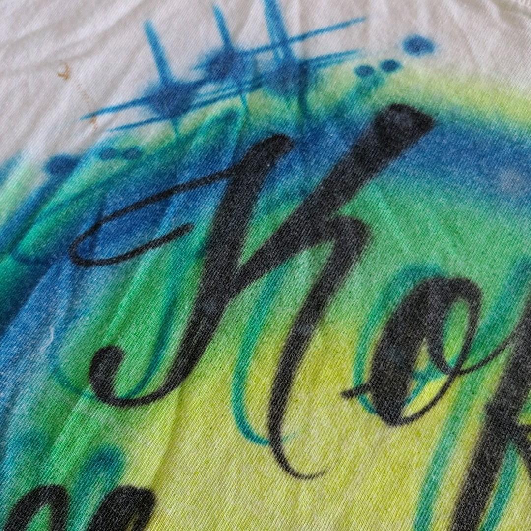 古着 ハンドペイント スプレープリント Tシャツ