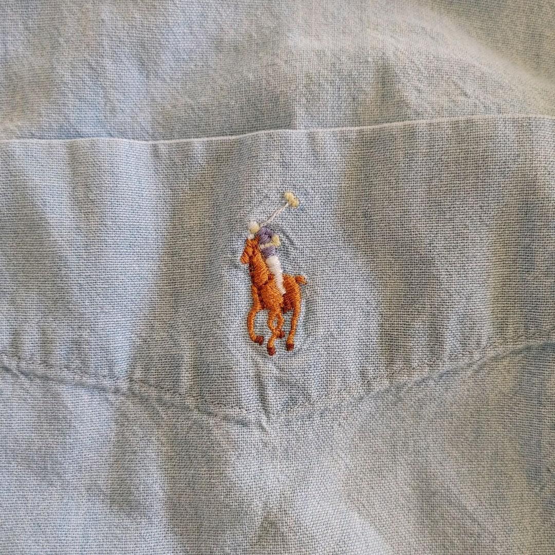 polo ralphlauren chambray shirts L ポロラルフローレン シャンブレーシャツ デニムシャツ L
