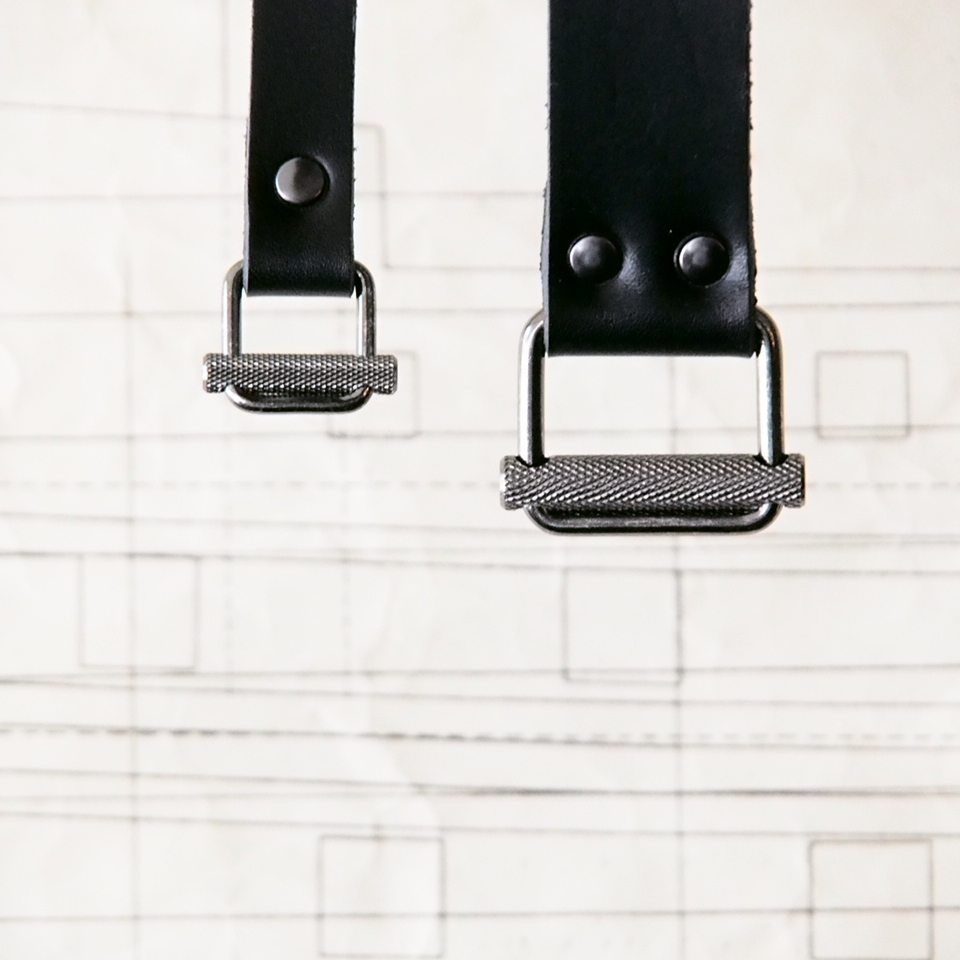 LEATHER MILTARY BELT フランカン　