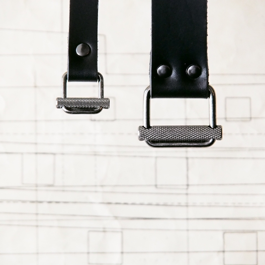 LEATHER MILTARY BELT フランカン　