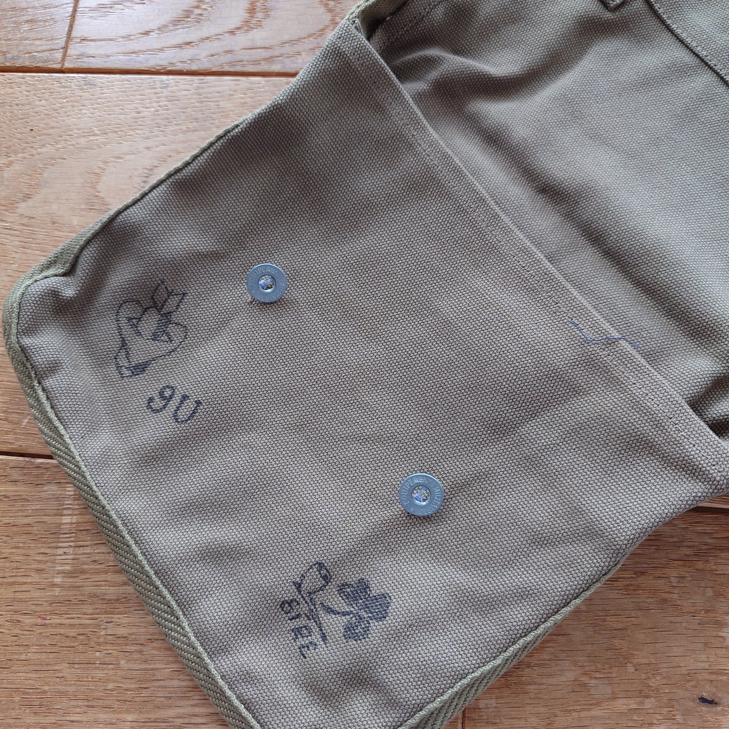 M38 French Breadbag Hand Drawing