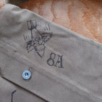 画像をギャラリービューアに読み込む, M38 French bread shoulder bag Hand drawing
