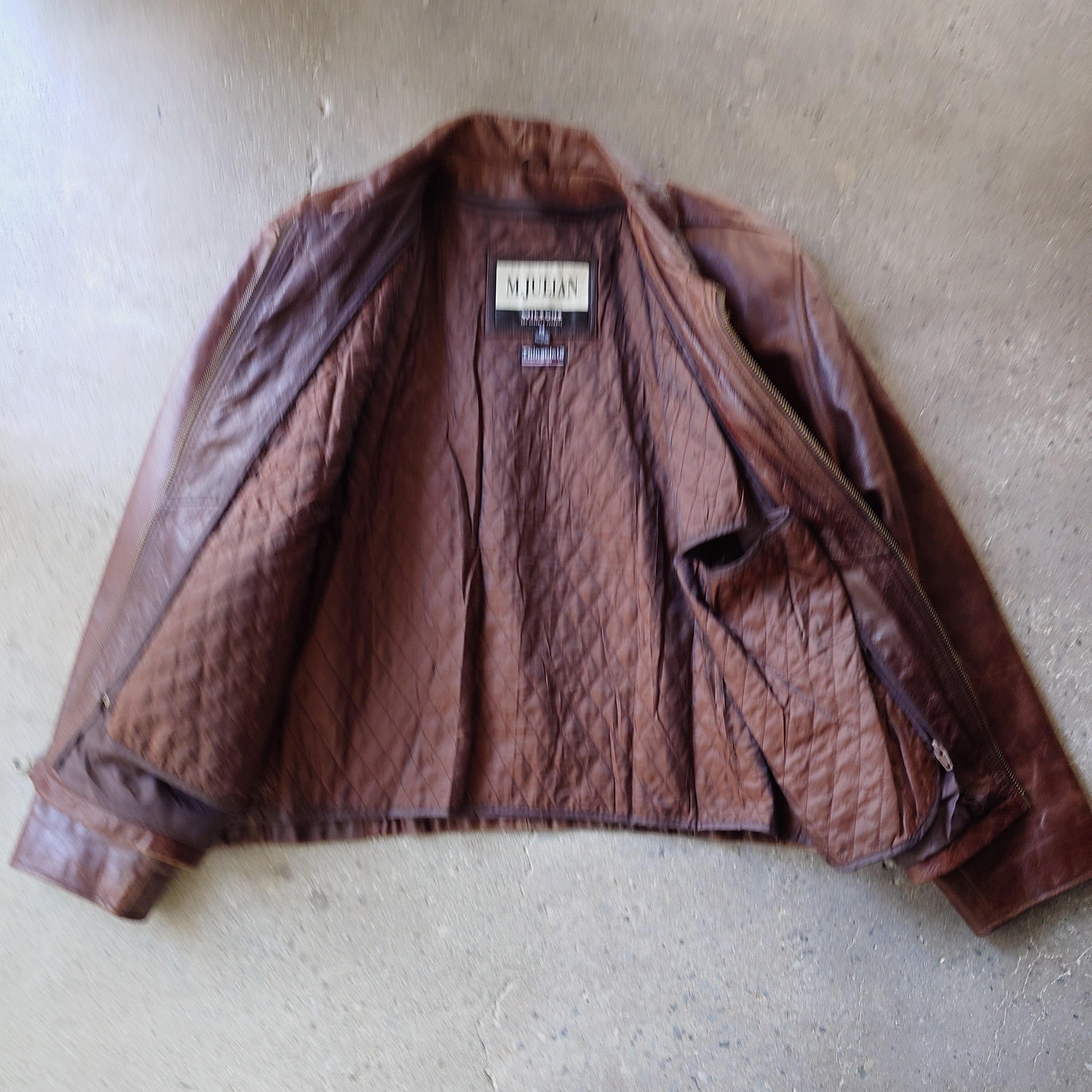 wilsons tracker leather jacket M USA
