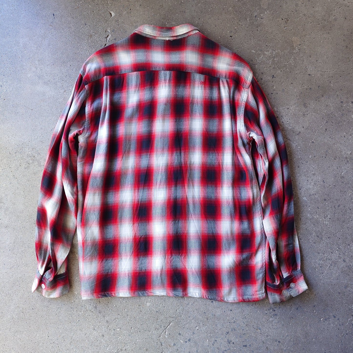 50's ombre rayon shirts 17-17 1/2