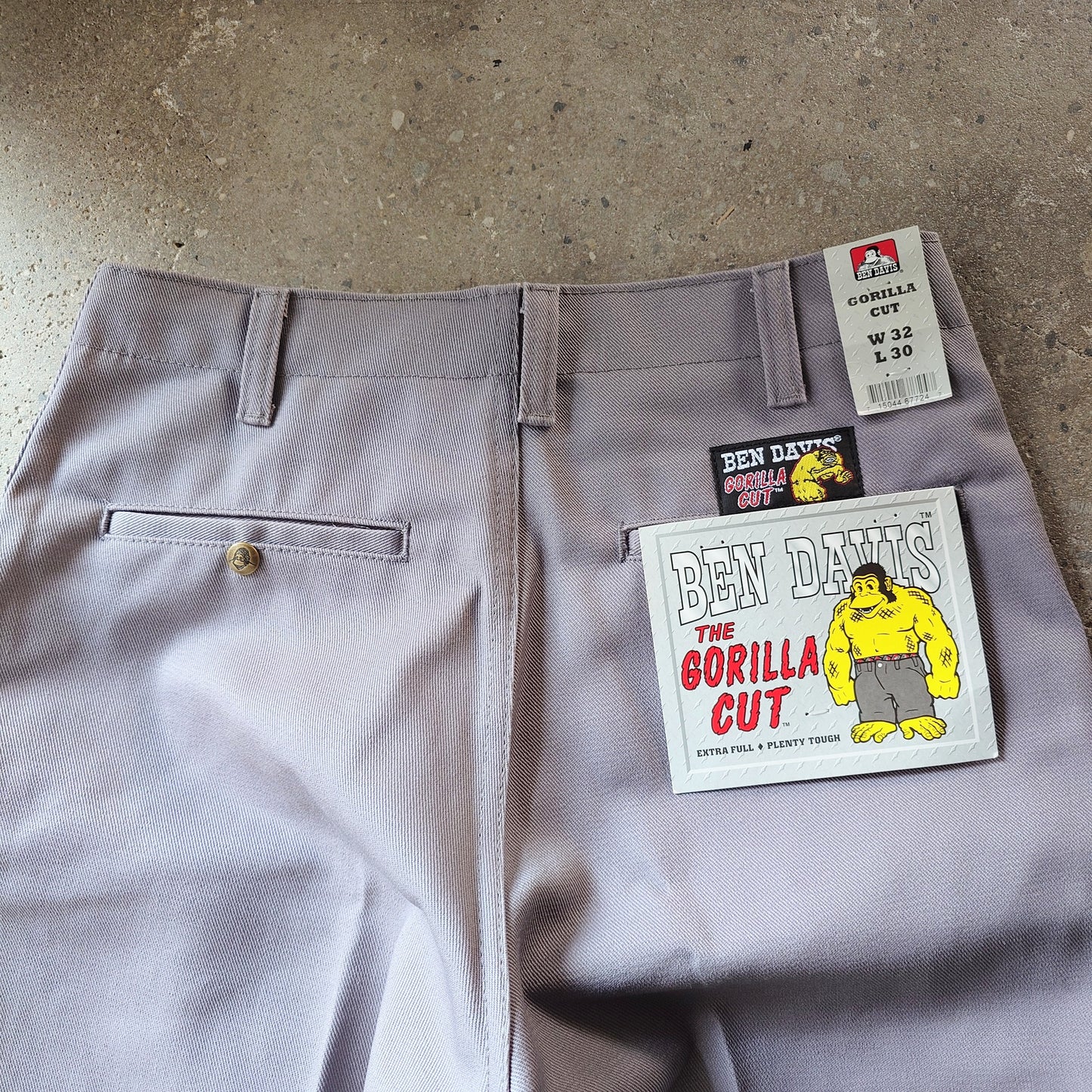 BENDAVIS GOLLILA CUT PANTS LT.GREY US企画