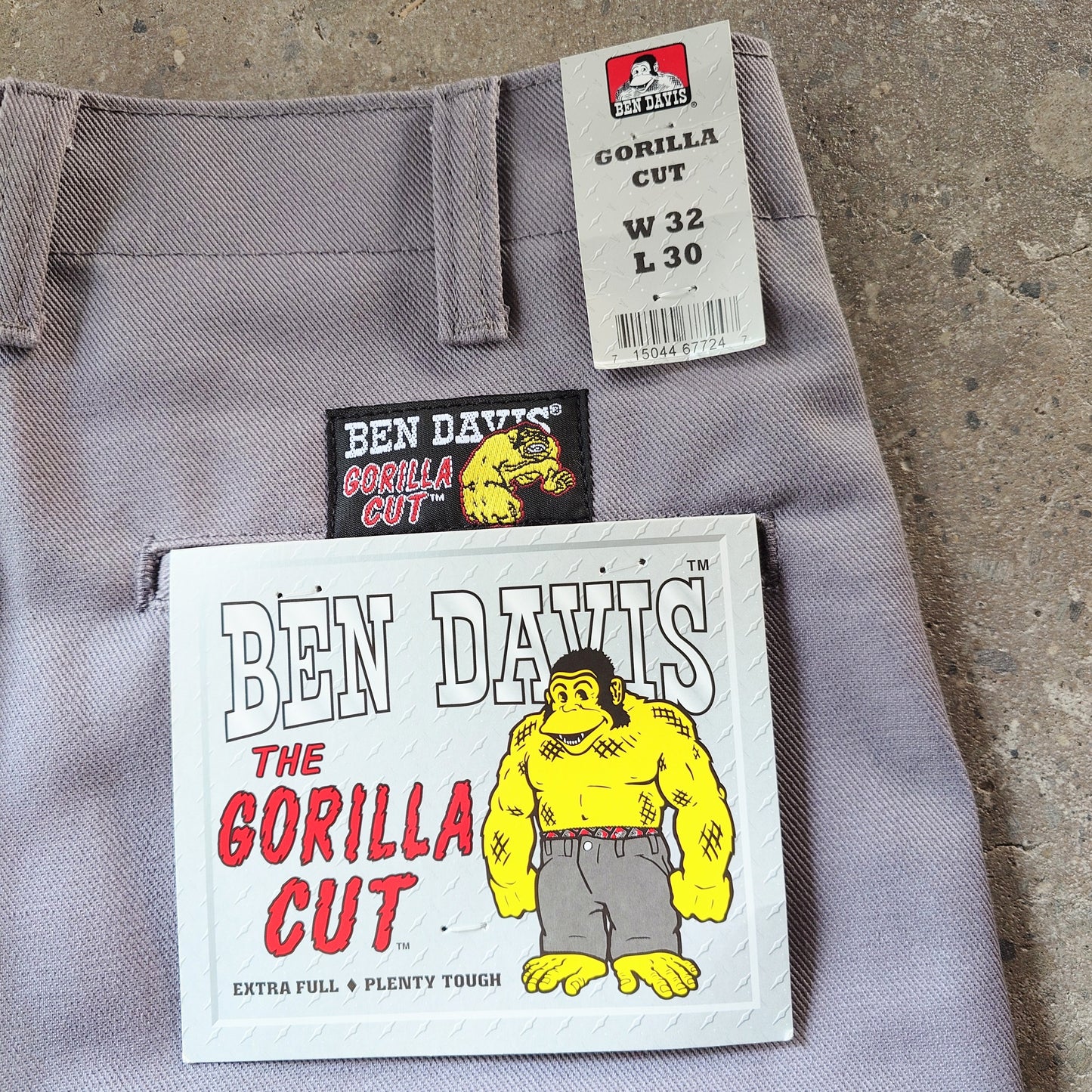 BENDAVIS GOLLILA CUT PANTS LT.GREY US企画